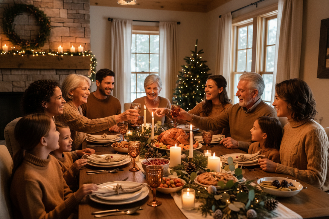 Having a Good Meal with Family During the Holidays