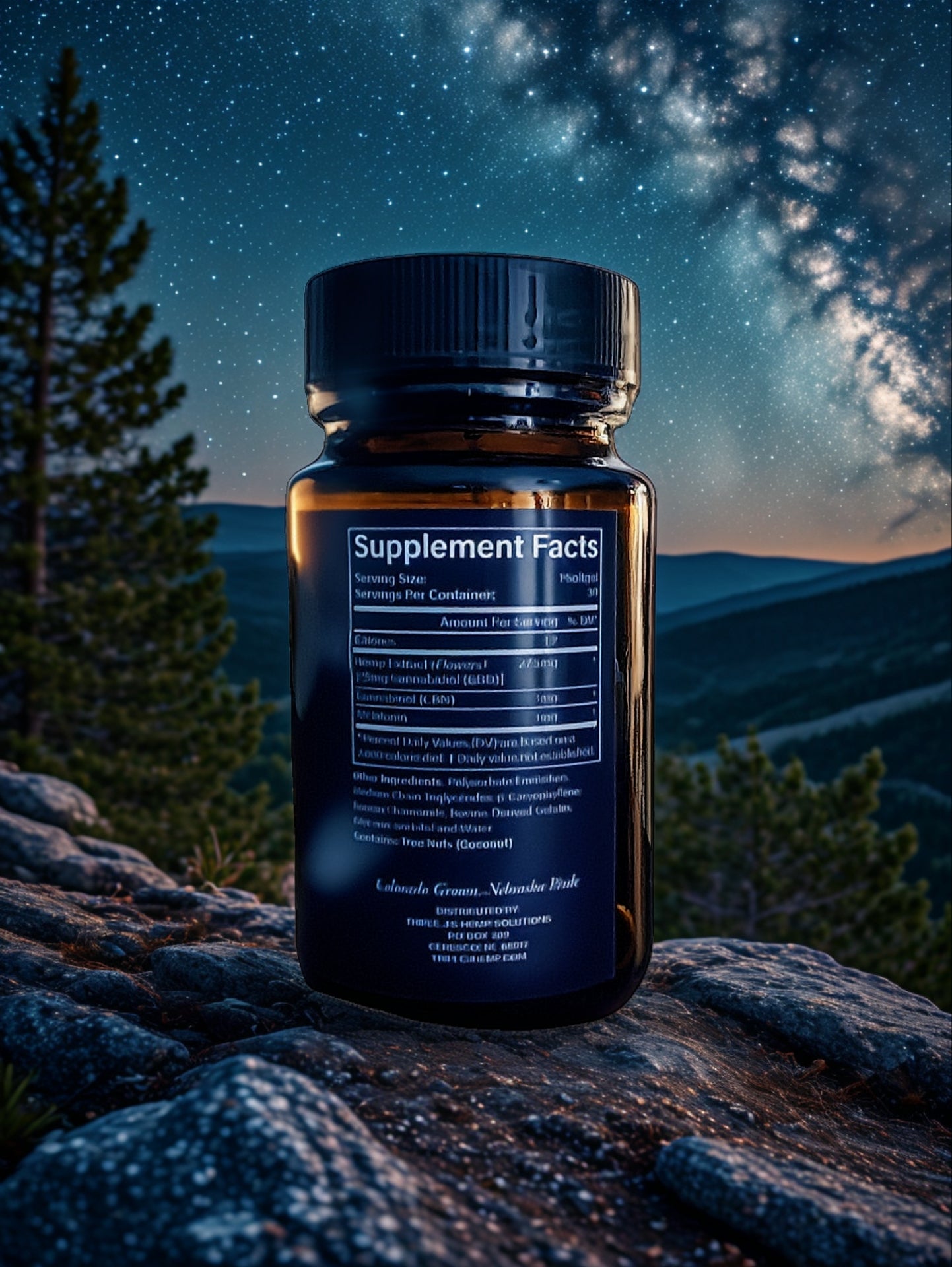 Comfortable and relaxing, Triple J's CBD Softgels for restful sleep - 25mg THC Free with Melatonin & CBN by Triple J's Hemp Solutions.